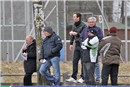 Auch eine Delegation aus Eltersdorf beobachtete den kommenden Gegner aus Rosenheim, so wie Trainerlegende Karsten Wettberg (links). 