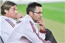 Club-Coach Michael Wiesinger und sein neuer Assistent Michael Wimmer zeigen sich skeptisch.