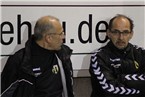 Nach der Partie gab es reichlich Diskussionsbedarf zwischen Trainer Norbert Schlegel und seinem Co-Trainer Ralf Rauh.