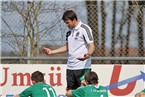 Nicht ganz zufrieden mit seiner Mannschaft war Uffenheims Trainer Michael Volkamer in der Halbzeit.