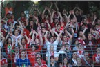 Die Fans des FC Bayern München 2 hatten in Schweinfurt allen Grund zum Jubeln