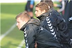 Bange Blicke bei Daniel Felgenhauer und Co-Trainer Tomás Bauer.