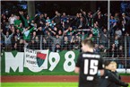 Die Schweinfurter Fans feierten das 1:1 gegen Augsburg wie einen Sieg.