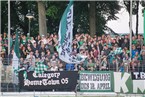 Die Schweinfurter Fans nach dem Sieg des FC 05.