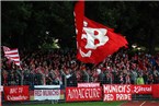 Mit rund 1000 Fans waren die Münchner Anhänger vertreten.