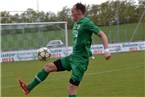 Weit und breit kein Gegner: Mathias Brunsch (TSV Abtswind) bei der Ballannahme.