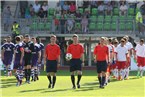 Bei herrlichem Sommerwetter empfing Regionalliga-Absteiger Eintracht Bamberg die zweite Mannschaft von Jahn Regensburg zum ersten Spieltag der Bayernliga Nord.