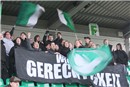 Nach dem Pausentee erwachten die Greuther-Fürth-Fans und unterstützten lautstark ihre Mannschaft.