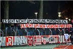 Die Regensburger Fans kritisierten die Vereinspolitik.