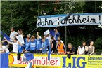 Unter den etwa 700 Zuschauern war auch eine kleine Fan-Gruppe der SpVgg Jahn Forchheim.