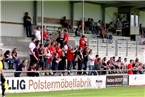Die Reserve der Würzburger Kickers wurde von ihren Fans lautstark unterstützt.