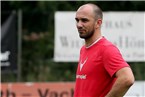 Neuzugang und Keeper Mathias Beck musste erst einmal auf der Bank Platz nehmen.