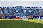 Starke Stimmung: Die Löwen-Fans verliehen dem Grünwalder Stadion einen blau-weißen Anstrich.