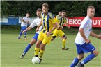 Der ASC Boxdorf II (in gelb) um Micha Kagerbauer zog in der Relegation gegen den SV Reichelsdorf II den Kürzeren und muss nächste Saison wieder in der B-Klasse ran.