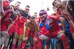 Der KSD Hajduk feierte am Ende den Aufstieg in die Kreisliga!