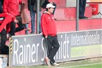 Memmelsdorfs Trainer Rolf Vizethum war an der Seitenlinie aktiv dabei.

 