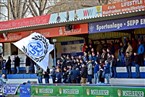 Die Fans des Würzburger FV feuerten ohne Pause an.
