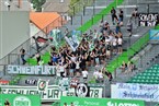  Immerhin an die 100 Fans begleiteten den FC 05 nach Fürth. 