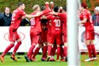 Der TSV Aubstadt bejubelt das Tor zum 2:0.