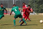Nicht nur in dieser Szene gaben Ayhan Avci (in rot) und der Türkische FK Gostenhof dem TSV  Schnelldorf das Nachsehen.
