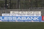 Vor dem Derby wiesen die FCS-Fans bereits auf das Derby kommende Woche hin, wenn es gegen die Würzburger Kickers geht. 