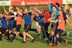 Jubel beim TSV/SV Geschwand/ Wolfsberg. Die Mannschaft hat Vereinsgeschichte geschrieben. 