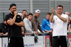 Das Brucker Trainerteam: Levent Özdemir skeptisch, Thomas Roka angetan.