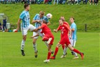 Tobias Götz Kopfball konnte von Hüttenbachs Keeper gerade noch entschärft werden.