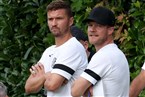 Die beiden Pumas-Dompteure: Jochen Staniszewski (links) und Jakob Karches,