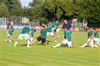  Letzte Anweisungen von DJK-Trainer Tobias Rösl beim Warm machen

 