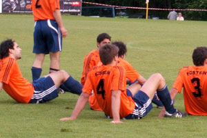 Hängende Köpfe beim FC Stein II