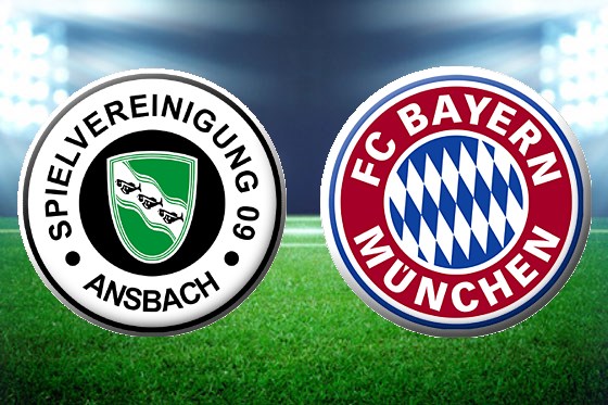 Fanion brodé Bayern Munich v RB Salzburg Champions League 2022 48 cm x 36