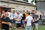 Großer Andrang vor dem Derby am Kassenhäuschen.