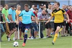 Röslau-Neuzugang Benjamin Lauton kam gleich gut ins Spiel.