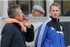 Man kennt sich. Einst trainierte Enzo Penna (links) den FSV Erlangen-Bruck und hatte als Spieler Normann Wagner.