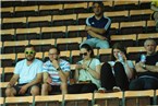 Die beiden Kanzer Stefan Fleischmann und Andre Lutz wollten Ex-Teamkollegen Tjark Gerull zuschauen - der schied schon nach zwei Minuten verletzt aus.