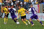 SpVgg-Torjäger Christopher Fenninger (am Ball) blieb gefährlich, aber glücklos.